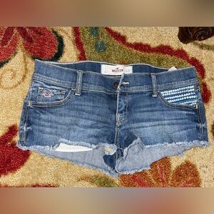 Hollister Blue Denim Women's Shorts Like New Size 5